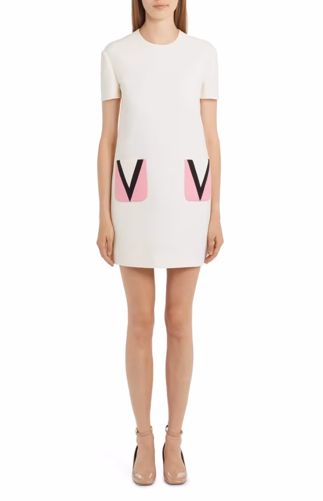 Vestido Blanco Tipo A – vista frontal